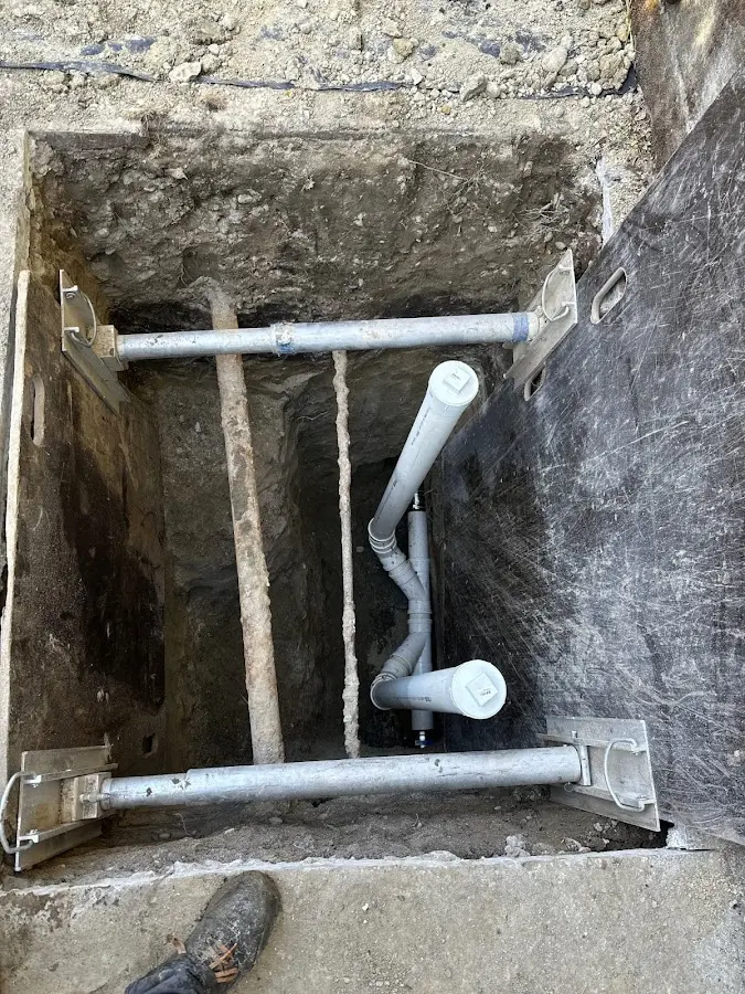 Experienced plumber completing Gas Line Repair work in Berne